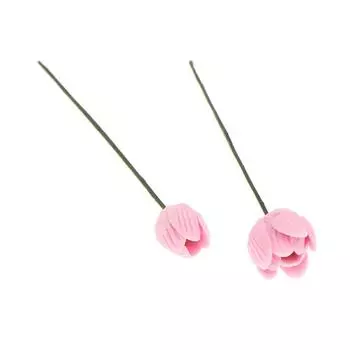 2 шт. 1/12 кукольный домик имитация мини лотоса бутон лотоса кукольный домик украшение для дома кукольные домики аксессуары ролевые игры игрушки