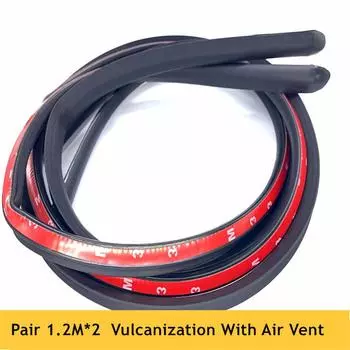 2 шт. 1,2 м*2 Резиновые уплотнители для дверей автомобиля Уплотнительные ленты для защиты багажника от атмосферных воздействий