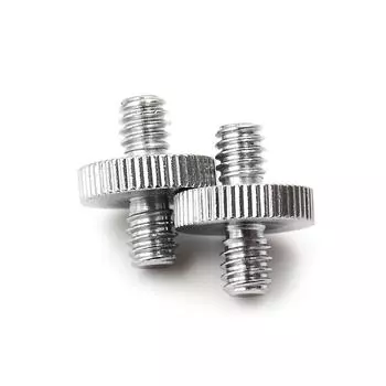 2 шт. 1/4 1/4 наружная резьба на 1/4 наружная резьба адаптер винт с двойной головкой