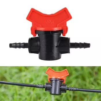 2 шт. 1/4 шланговый клапан садовый контроллер воды для орошения переключатель распределения воды сельскохозяйственный ирригационный разъем для гидрозатвора 1/4