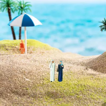 2 шт. 1/64 масштаб миниатюрные фигурки сцены коллекция диорамы настольное украшение смола