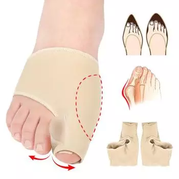 2 шт.=1 пара Корректор большого пальца стопы Hallux Valgus Ортопедические изделия Уход за ногами Костный регулятор большого пальца Коррекция Педикюрные носки Вальгусная шишка Выпрямитель