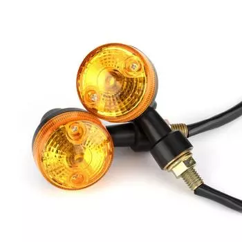 2 шт./1 пара мотоциклетных сигнальных огней, мотоциклетная лампа, указатель поворота, мигающий свет, светодиодная вспышка, аксессуары для мотоциклов чёрный