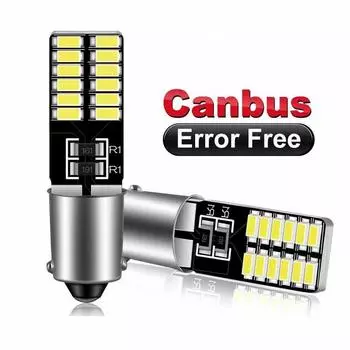 2 шт./1 шт. без ошибок Canbus T4W H6W Led BA9S светодиодная лампа 24SMD 3014 освещение салона автомобиля авто купольная лампа для чтения двери освещения номерного знака 1pc серебряный