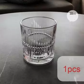 2 шт./1 шт. Стакан для виски 335 мл Посуда Бокал для бренди Прозрачный бокал для иностранного вина Бокал для коктейлей для бара Домашняя винная посуда Пивной бокал