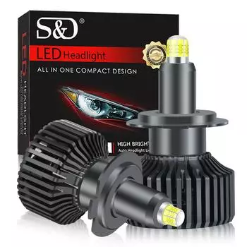 2 шт. 20000LM H7 светодиодные Canbus 360 3D 8-сторонние автомобильные фары H1 H11 H8 HB3 9005 HB4 9006 9012 HIR2 CSP светодиодные автомобильные фары 6500K 12 В 9005 HB3
