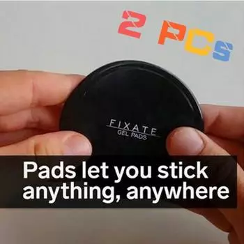 2 шт. 2017 Fixate Gel Pad Наклейки на стену Клей-карандаш Мощные гелевые таблетки для телефона Pad