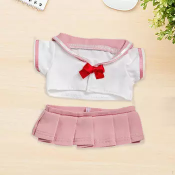 2 шт. 20 см плюшевая кукольная одежда юбка костюмы аксессуары мягкая игрушка своими руками обучающая