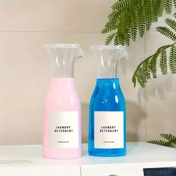 2 шт. 20 унций дозатор для стирального порошка держатель для жидкого стирального порошка контейнер органайзер, дозатор для мыла ящик для хранения