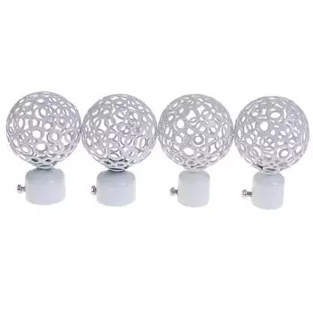 2 шт., 22 мм, 28 мм, диаметр, карнизы для драпировки, железные концы, колпачки, аксессуары для драпировки 22mm чёрный