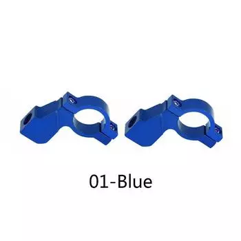 2 шт., 22 мм, 7/8 дюйма, руль мотоцикла, квадроцикла, кронштейн для зеркала заднего вида, держатель адаптера, зажимной винт с ЧПУ красный