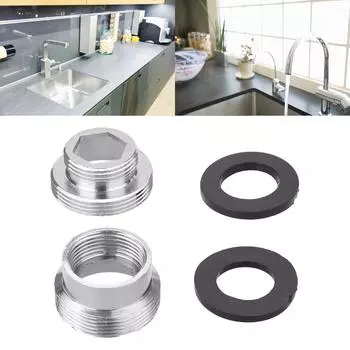 2 шт. 22 мм на 16 мм адаптер для крана аэратор соединитель сменный кухонный кран соединитель для кухонной раковины в ванной