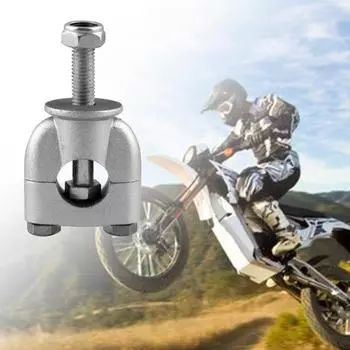 2 шт., 22 мм, универсальная ручка, одинарный зажим, зажим для крепления на руле с отверстием для бездорожья