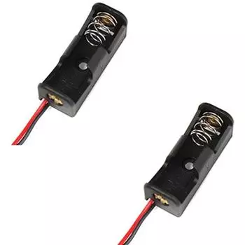 2 шт. 23A / A23 батарея 12 В клипса держатель коробка чехол черный