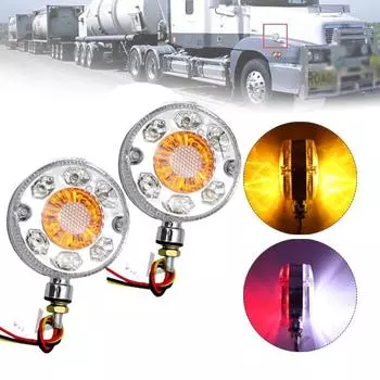 2 шт. 24 светодиодных фонаря, боковой габаритный фонарь, 24 В, задний фонарь с указателем поворота для грузовиков, автомобилей, прицепов, тракторов, автобусов, лодок, светодиодные фонари Russian Federation