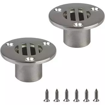 2 шт. 25 мм 316 нержавеющая сталь яхта лодка пол палуба слив морские шпигаты для лодок оборудование с винтами