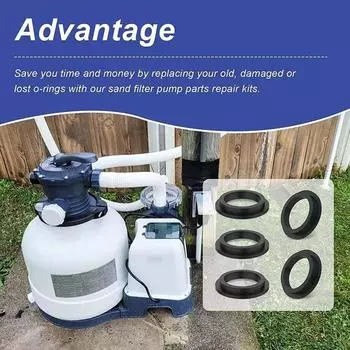 2 шт. 26323CA кольцо L-образной формы для бассейна 11412 мотор фильтра насоса уплотнительное кольцо песочного насоса для бассейна intex