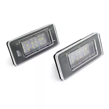 2 шт. 265108990E Светодиодный фонарь подсветки номерного знака для Nissan
