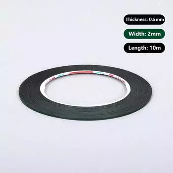 2 шт. 2/3/4 мм 10 метров Двусторонняя липкая пенополиуретановая лента Клей для ЖК-экрана Безрамный Для ТВ Безрамочный Изогнутый дисплей Герметизация Фиксация 10*2*0.5mm