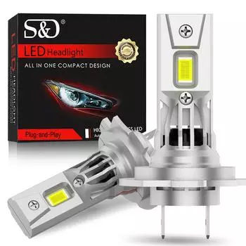 2 шт. 30000LM H7 H8 H11 светодиодные лампы для фар Canbus 9005 HB3 9006 HB4 Led 1:1 мини беспроводная лампа 16Core CSP автомобильная фара противотуманная фара турбо вентилятор 6000K 12V H7