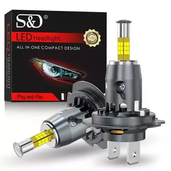 2 шт. 30000LM H7 светодиодные автомобильные фары Canbus светодиодные лампы для беспроводного использования с вентилятором CSP 4 стороны авто мини H7 фары противотуманные фары 6000K 12V H7