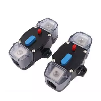 2 ШТ 300 Ампер Автоматический выключатель Автомобиль Морской Стерео Аудио Предохранитель Переключатель Постоянного тока 12 В-48 В