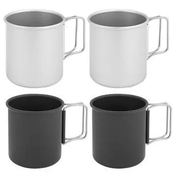 2 шт., 300 мл, чашка для кемпинга, уличная чашка для воды, стакан для воды для путешествий, пикника белый