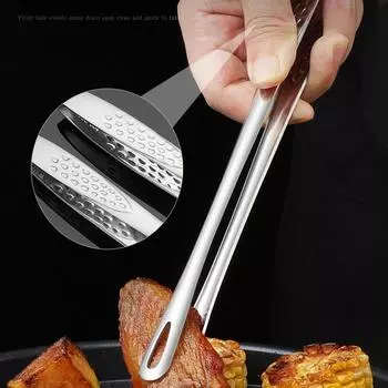 2 шт. 304 нержавеющая сталь щипцы для еды с длинной ручкой нескользящие щипцы для барбекю щипцы для стейков кухонные принадлежности кухонные принадлежности