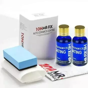 2 шт. 30 мл 10H антицарапающий автокерамический стеклянный слой жидкий гидрофобный полироль для ухода за краской супердеталирующее покрытие для стайлинга автомобиля
