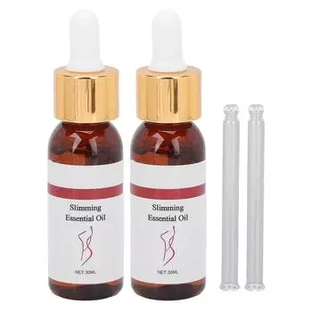 2 шт., 30 мл, эфирное масло для похудения, подтяжки кожи, массажное эфирное масло для похудения, для живота, бедра