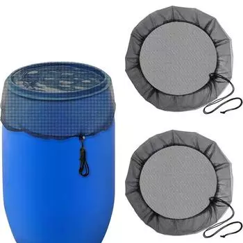 2 шт. 31-дюймовая сетчатая крышка-протектор для дождевой бочки для сбора воды