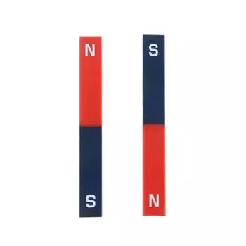 2 шт. 36/70/110/180 мм стержневой магнит NS красный синий магнитное поле физический эксперимент 36mm