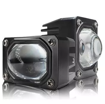 2 шт. 3 100 Вт Мотоцикл Квадроцикл UTV Светодиодная Фара Точечный Рабочий Свет Противотуманная Фара Двухцветная