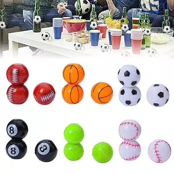 2 шт 3,5 см Fidget Spinner Ball Toys Мини футбольный вращающийся мяч бейсбольный день рождения вечеринка