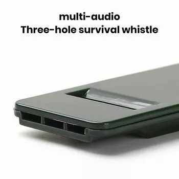 2 шт. 3-частотный свисток с брелком, свисток для выживания с высоким децибелом, кемпинг, пеший туризм, аварийный свисток для выживания, уличные инструменты 2pcs