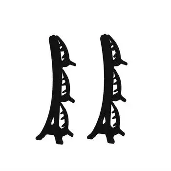 2 шт./3 шт./4 шт. Женская элегантная плетеная заколка для волос с флокированием, модная заколка для челки на лбу, заколка для боков, короткие волосы, заколка-утконос, головной убор 2PCS