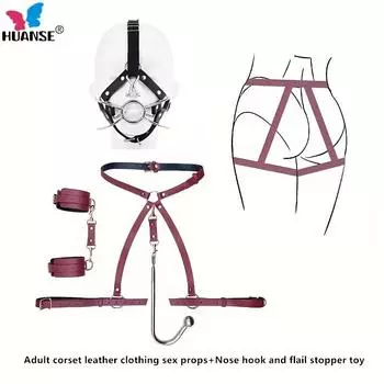 2 шт./3 шт. секс-бондаж БДСМ-комплект, ограничения - наборы SM с регулируемыми наручниками, манжеты на щиколотке, манжеты на бедре, перекрестный ремень, поясной ремень для взрослых, SM-игры, секс-игрушки F SM Leather Bondage Sets