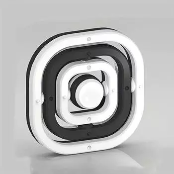 2 шт. 3D бесконечный флип палец гироскоп игрушка для снятия стресса магнитное вращающееся кольцо игрушки для беспокойства и концентрации fidget toys