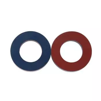 2 шт. 40/32 мм полюсный физический эксперимент, базовые кольцевые магниты, оборудование, обучающие инструменты 32mm