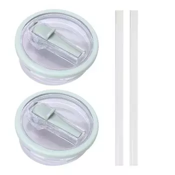 2 шт., 40 унций, сменная соломенная крышка для стакана, герметичные, устойчивые к разливу крышки, многоразовая крышка без бисфенола А для чашки 2pcs розы красного