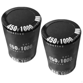 2 шт. 450 В 1000 мкФ радиальный алюминиевый электролитический источник питания для промышленного оборудования