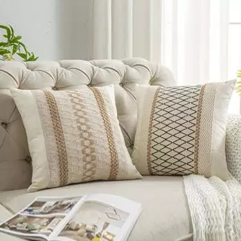 2 шт. 45*45 см наволочка в стиле бохо квадратная форма для спальни гостиной дивана наволочка для подушки чехол для подушки