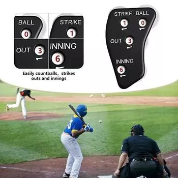 2 шт. 4-колесный бейсбольный судья-кликер черный судья-индикатор снаряжение бейсбольные ауты