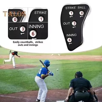2 шт. 4-колесный бейсбольный судья-кликер, черный судья-индикатор, снаряжение для бейсбольных аутов, иннингов, мячей, счетчик ударов, кликер для рефери 2pcs