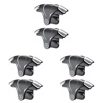 2 шт., 4-пальцевый контроллер телефона, триггеры для стрельбы, кнопка для PUBG