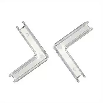 2 шт/4 шт/6 шт 4*4 см Пластиковая пряжка для фона - Прозрачная невидимая пряжка для фотофона в фотостудии 2pcs