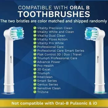 2 шт/4 шт электрические зубные щетки сменные головки электрическая зубная щетка подходит для подметания и встряхивания зубных щеток