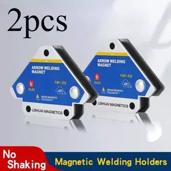 2 ШТ./4 ШТ. Магнитные держатели для сварки 12,5 кг Угловой припой Магнит-стрелка Фиксатор сварки Позиционер Ферритовый вспомогательный инструмент для удержания Локатор