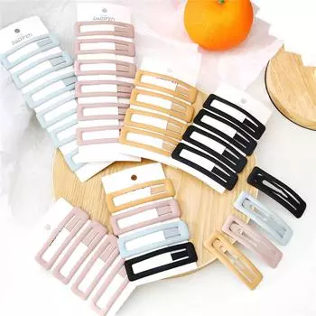 2 шт./4 шт. необычных разноцветных резиновых заколок для волос с краской и аксессуаров для волос с жемчужным железом для женщин, девочек и детей