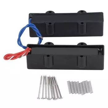 2 шт. 4-струнный басовый звукосниматель герметичный закрытый бесшумный сингловый джазовый басовый звукосниматель